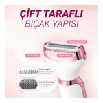 Veryfit RF-3028  Epilatör 4 In 1 Arada Epilasyon Cihazı - Şarjlı  Tıraş Makinesi Kaş Burun Tüm Vücut Seti - Görsel 5
