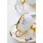 Acar Lorvil Plorvis Desenli Porselen Kahve Fincanı Takımı 12 Parça 6 Kişilik 90 ml – Şık ve Zarif Sunumlar - Görsel 4