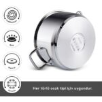 Karaca Belgrad Indüksiyon Tabanlı 15 Parça Çelik Çeyiz Seti - Görsel 4