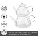 Karaca Lori Borosilikat Cam Mini Çaydanlık - Görsel 3