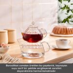 Karaca Lori Borosilikat Cam Mini Çaydanlık - Görsel 5