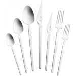 Karaca Elegance Glacial Platin 12 Kişilik 84 Parça Çatal Kaşık Bıçak Takımı - Görsel 2