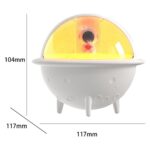 Zoli Hava Nemlendirici Mini Astronot Gezegen Temalı Renkli Işık Efektli Aroma Difüzör - Görsel 2