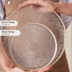 Karaca Duomo 18 Parça 6 Kişilik Altın Renk Opal Cam Yemek Takımı – Şık, Dayanıklı ve Zarif Sunumlar İçin - Görsel 4