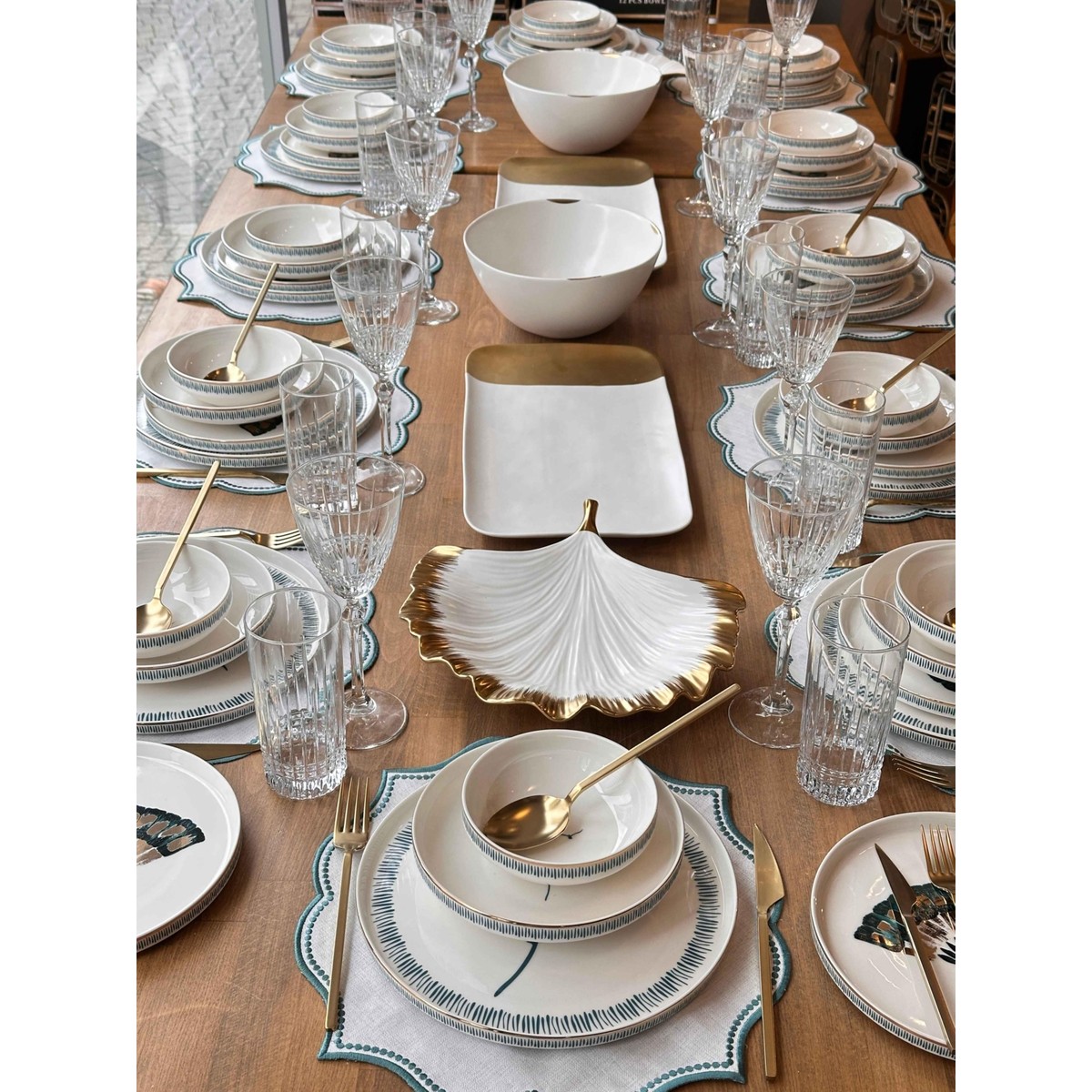 110000926015519.jpg Rossev Yemek Takımı Modern Grace 175PARÇA 12 Kişilik - Görsel 1