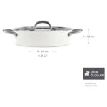 Karaca x Refika Swiss Crystal Metal Kulplu Karnıyarık Tencere 30 cm Creamy - Görsel 2