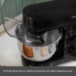 Karaca Maestrochef Stella Stand Mikser Siyah 1500W - Görsel 5