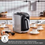 Karaca Hatır Otomatik Su Alma Hazneli Türk Kahve Makinesi Cool Gray - Görsel 3