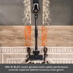 Karaca Power Up Pro 350 W Dik Süpürge Black Chrome - Görsel 3