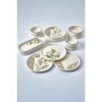 Kitchen Life 14 Parça 6 Kişilik Barış Çiçeği Stackable Kahvaltı Takımı - Kahvaltılık Sunum Tabağı - Görsel 3