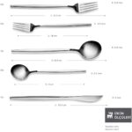 Karaca Orion Platin 6 Kişilik 30 Parça Çatal Kaşık Bıçak Takımı - Görsel 2