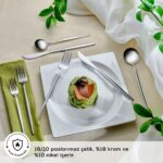 Karaca Orion Platin 6 Kişilik 30 Parça Çatal Kaşık Bıçak Takımı - Görsel 4
