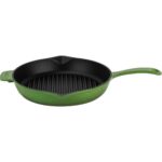 Lava Döküm Yuvarlak Izgara Tava Döküm Demir Yekpare Saplı ÇAP(Ø)28CM.