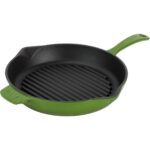 Lava Döküm Yuvarlak Izgara Tava Döküm Demir Yekpare Saplı ÇAP(Ø)28CM. - Görsel 2