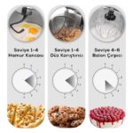 Karaca Mastermaid Chef Pro Çift Kollu Mutfak Şefi 1500 W Space Gray - Görsel 5