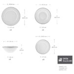 Karaca Elegance Bone Rebeca 24 Parça 6 Kişilik Yemek Takımı Platin - Görsel 2