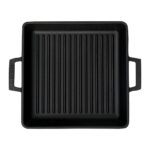 Lava Döküm Kare Izgara Tavası Döküm Demir Yekpare Çift Kulplu Ölçü 26x26cm. - Görsel 3