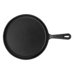 Lava Döküm Yuvarlak Pizza Krep Pankek Tavası Döküm Demir Yekpare Saplı Çap(Ø)20cm. - Görsel 3