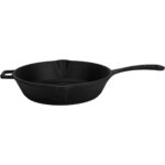 Lava Döküm Yuvarlak Kızartma Tavası Döküm Demir Yekpare Saplı. Çap(Ø)24cm - Görsel 3