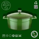 Lava Döküm Yuvarlak Tencere. Folk Çap(Ø)24cm. - Görsel 4