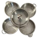 OMS 6090-C 30CM Çelik Mantı Tencere Seti - Görsel 5