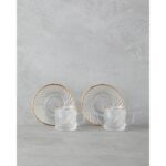 English Home Goldie Cam 4 Parça 2 Kişilik Kahve Fincan Takımı 70 ml Gold - Görsel 2