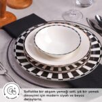 Karaca Elegance Bone Aries 24 Parça 6 Kişilik Yemek Takımı - Görsel 5