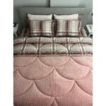 Nanosoft Wellsoft Dream Ekose King Size Pudra Uyku Seti Çarşaflı - Görsel 2