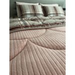 Nanosoft Wellsoft Dream Ekose King Size Pudra Uyku Seti Çarşaflı - Görsel 3