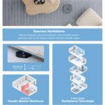 Şımart Teknoloji Katya T Akıllı Robot Süpürge Otomatik Toz Boşaltma ve Mop Özellikli - Görsel 4