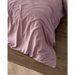 Madame Coco Ciel King Size  Pamuk Saten Nevresim - Açık Mürdüm - Görsel 2