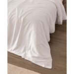 Madame Coco Ciel Çift Kişilik %100 Pamuk Saten Nevresim - Beyaz - Görsel 2