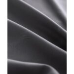 Madame Coco Ciel Çift Kişilik %100 Pamuk Saten Nevresim - Koyu Gri - Görsel 4