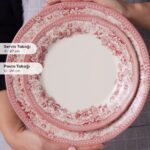 Karaca Forever Bone Diana Rose 24 Parça Porselen 6 Kişilik Pembe Yemek Takımı – Şık ve Zarif Tasarım - Görsel 4