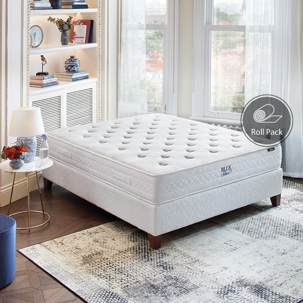 110000951107329.jpg Yataş Blue Star Dht Yaylı Roll Pack Yatak - Görsel 1