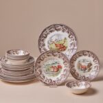 Karaca Forever Bone Legend Groove 24 Parça 6 Kişilik Yemek Takımı