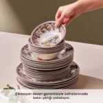 Karaca Forever Bone Legend Groove 24 Parça 6 Kişilik Yemek Takımı - Görsel 4