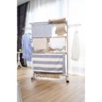 Ceraware Çamaşırlık Kurutmalık Askısı, 3 Katlı Çamaşır Kurutmalık - Görsel 3