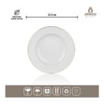 Amboss Hare 53 Parça Porselen Yemek Takımı - Gold - Görsel 5