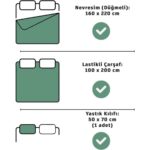 My Story Lastikli Çarşaflı Tek Kişilik Nevresim Takımı Diamente - Görsel 5