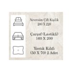 Reiter Home Çift Kişilik Nevresim Takımı (Lastikli Çarşaflı) - Görsel 2