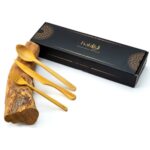 Hakiki El Yapımı 3'lü Şimşir Yemek Seti - Görsel 3