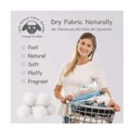 Jo Moyner Ev Gereçleri Çamaşır Kurutucu Yün Çamaşır Kurutma Topu 6 Adet Doğal Yumuşatıcı Top - Görsel 5