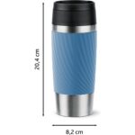 Tefal Travel Mug Easy Twist Termos Mavi- 0,36 Litre - Görsel 4