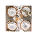 Emsan Lotus 53 Parça 12 Kişilik Yemek Takımı Platin - Görsel 3