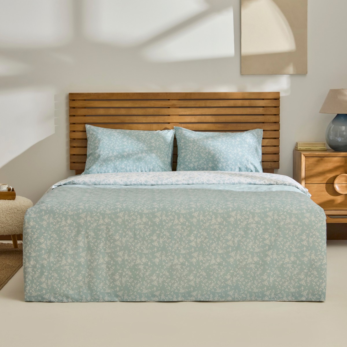 110000956224580.jpg Kaşmir Home Inga Çift Kişilik Nevresim Takımı Mint - Görsel 1