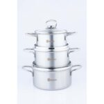 By Kardelen Mini Tencere Seti Inox 12-14-16