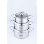 By Kardelen Mini Tencere Seti Inox 12-14-16 - Görsel 2