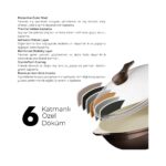 Kochler Prosteam 6 Katmanlı Granit Tava 26 cm - Airfrey Yanmaz Yapışmaz Tava - Görsel 4