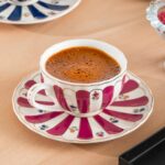 Perotti  16858 Balat 6 Kişilik 12 Parça Porselen Kahve Fincan Takımı Aeti - Görsel 3